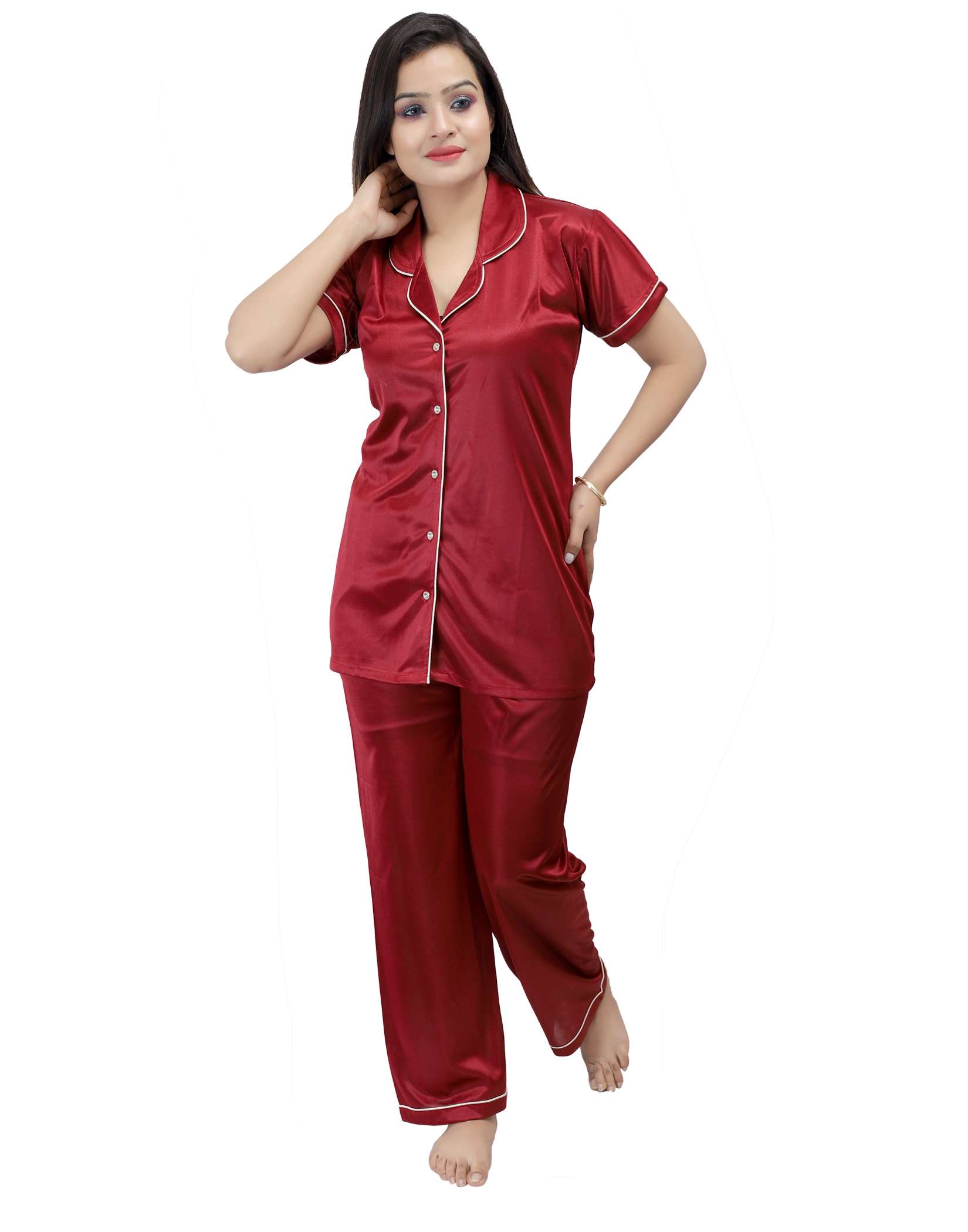 Buy 30 OFF Satin Night Suit For Women Ladies Night Dress And Nighty