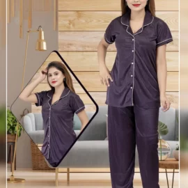 Lounge Wear/ Shirt & Pajama Set For Women