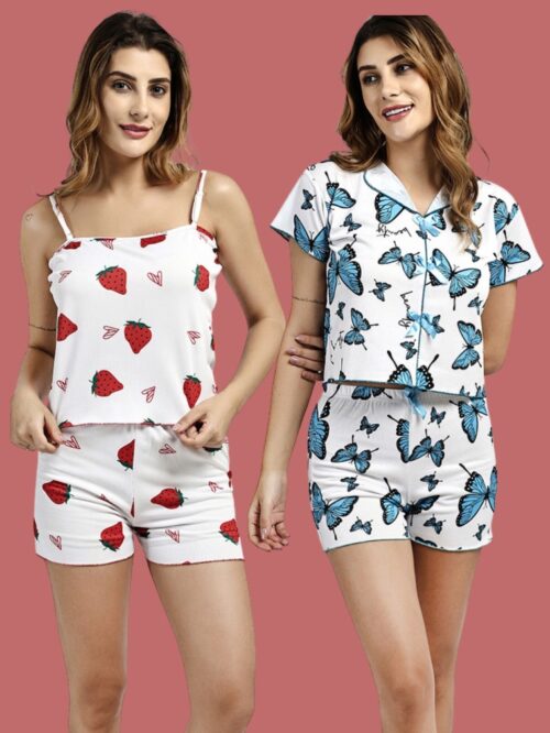 night suit combo set for girls